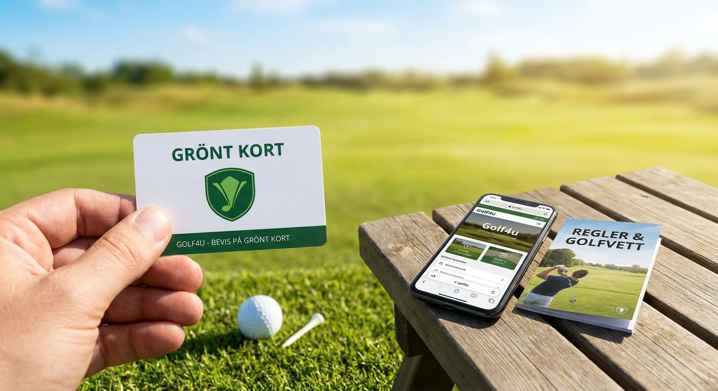 Grönt kort i golf: allt du behöver veta för att börja