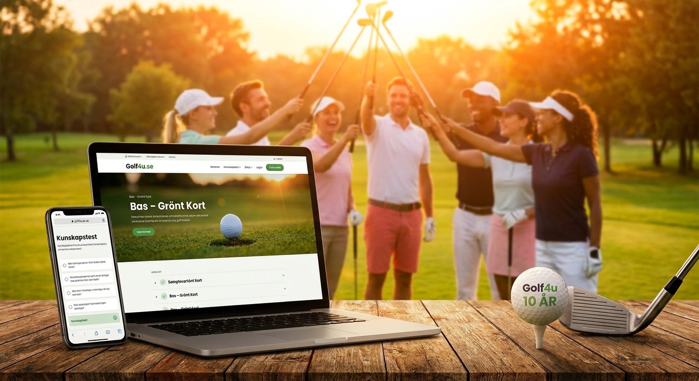 Golf4u fyller 10 år – nya plattformen är här